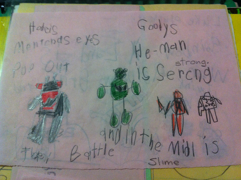 Illustration for article titled A Child's Sketchbook From the 1980s, Preserved For the 21st Century